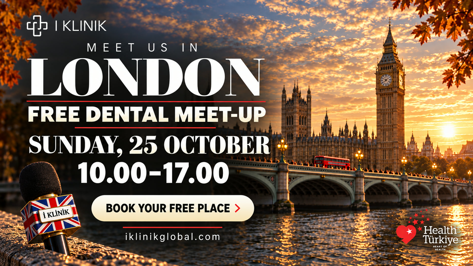 I Klinik Free Dental Meet-Up in London, Sunday 25 October 2026, 10:00–17:00